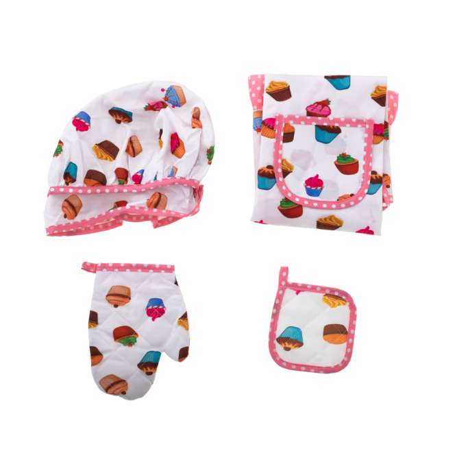 Kitchen set for cooking apron + accessories