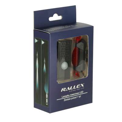 LED bicycle light rear-front set USB