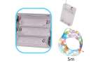 LED decorative fairy wire string lights 5m 50LED multicolor 4