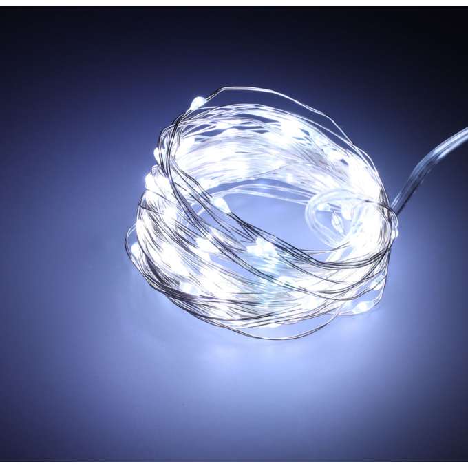LED decorative wire lights 10m 100LED cold white
