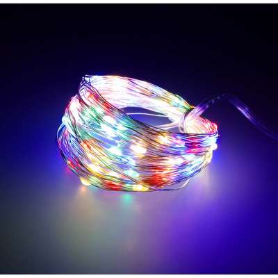 LED decorative wire lights 10m 100LED multicolor