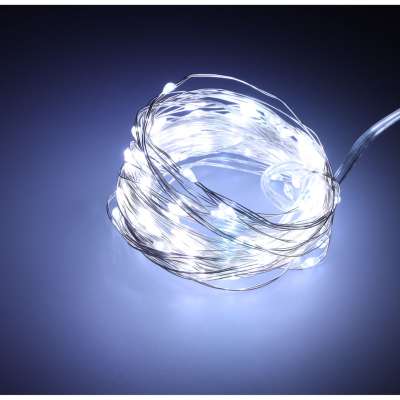 LED decorative wire lights 5m 50LED cold white