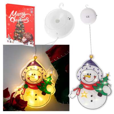 LED lights hanging Christmas decoration snowman