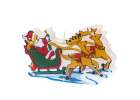 LED lights pendant Christmas decoration Santa's sleigh. 2