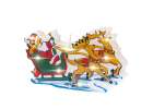 LED lights pendant Christmas decoration Santa's sleigh. 3