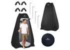LUARO Self-folding tent for shower changing room tourist toilet black 1