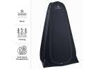 LUARO Self-folding tent for shower changing room tourist toilet black 2