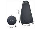LUARO Self-folding tent for shower changing room tourist toilet black 4