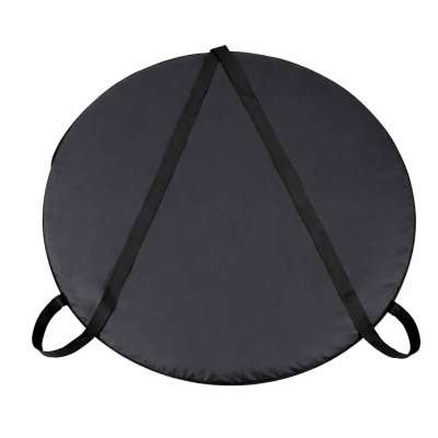 LUARO Self-folding tent for shower changing room tourist toilet black