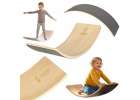 LULILO Ajlo children's felt rocker balance board grey 1