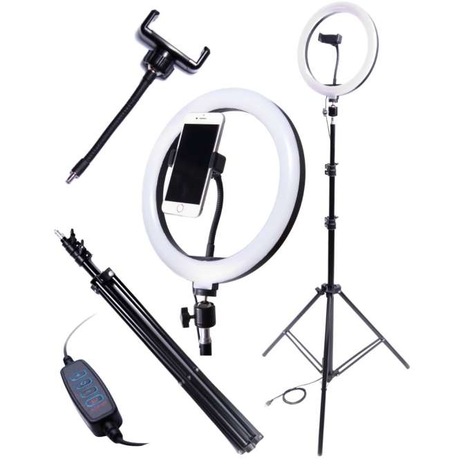 Lampa pierścieniowa 60W RING LED selfie makijaż