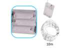 Lampki LED druciki dekoracyjne 10m 100LED zimny biały 5