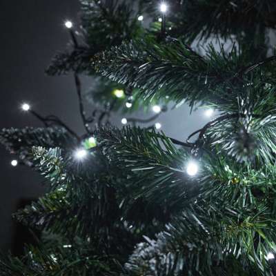 Lampki LED łańcuch świetlny 10m 100LED zimny biały