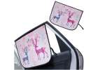 Magnetic curtain car window cover deer 2