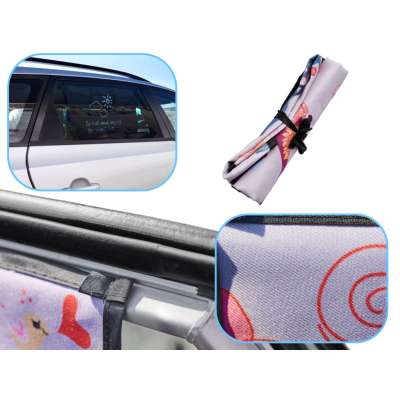 Magnetic curtain car window cover deer