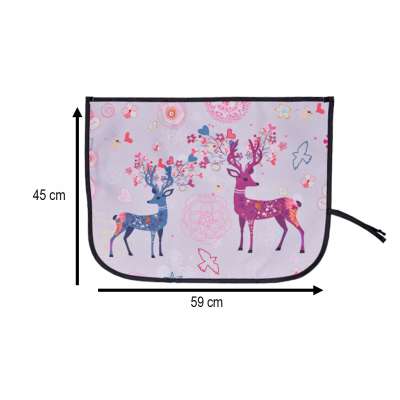 Magnetic curtain car window cover deer