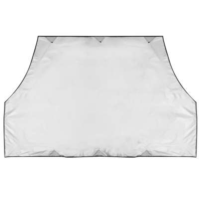 Magnetic curtain windshield sunshade