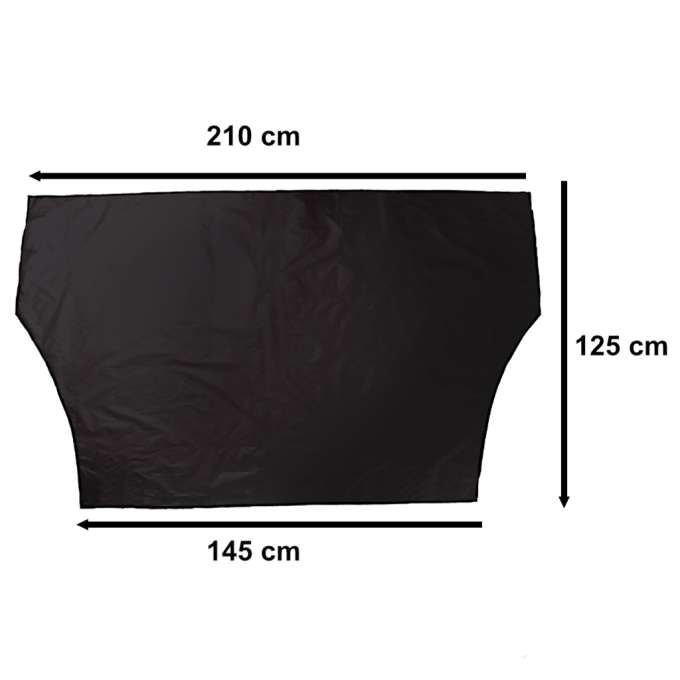 Magnetic curtain windshield sunshade
