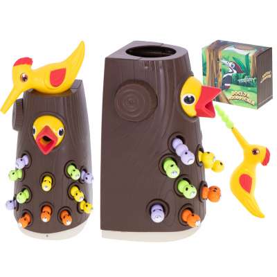 Magnetic game feed the bird catch the worm
