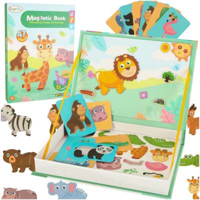 Magnetic puzzle animals safari 47el.