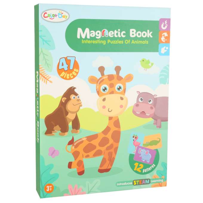 Magnetic puzzle animals safari 47el.