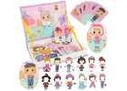 Magnetic puzzle dress up doll 51el. 1