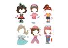Magnetic puzzle dress up doll 51el. 11