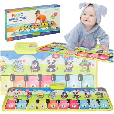 Mata muzyczna interaktywna pianinko z nagrywaniem