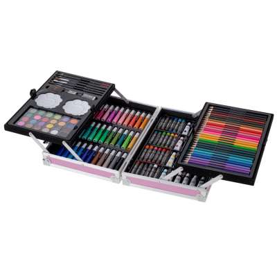 Painting art set in suitcase 145el pink