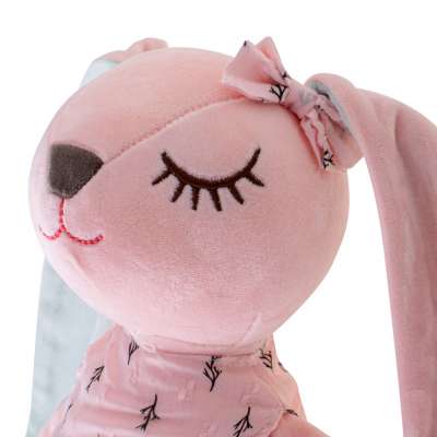 Plush mascot rabbit pink 52cm