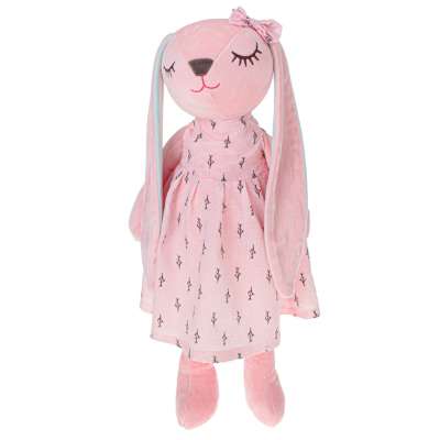 Plush mascot rabbit pink 52cm