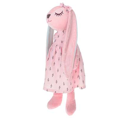 Plush mascot rabbit pink 52cm