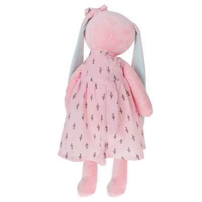 Plush mascot rabbit pink 52cm