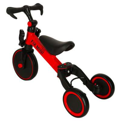 Rowerek Trike Fix Mini biegowy trójkołowy 3w1 z pedałami czerwony