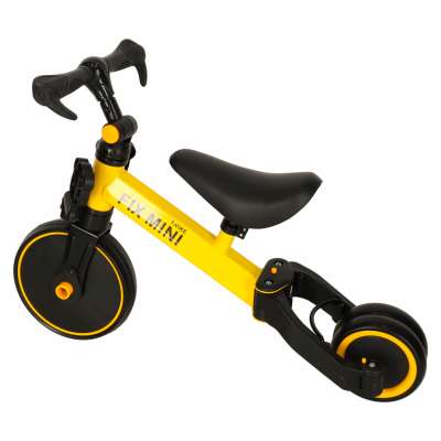 Rowerek Trike Fix Mini biegowy trójkołowy 3w1 z pedałami żółty