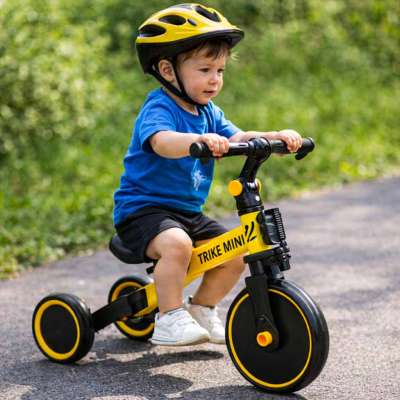 Rowerek biegowy Trike Fix Mini rower wielofunkcyjny 3w1 żółty
