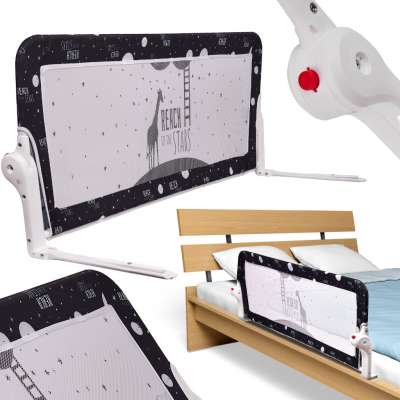 Safety gate barrier bed guard 120cm black