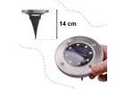 Solar garden LED ground invasion lamp 12pcs 3