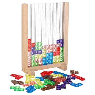 Standing block puzzle game