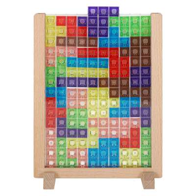 Standing block puzzle game