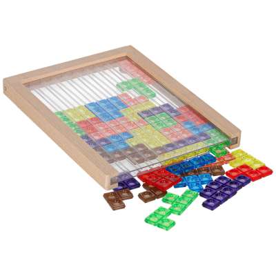 Standing block puzzle game