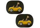 Static curtain sunshade car window cover giraffe 1