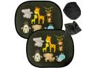 Static curtain sunshade car window cover monkey 2
