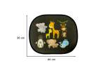 Static curtain sunshade car window cover monkey 4
