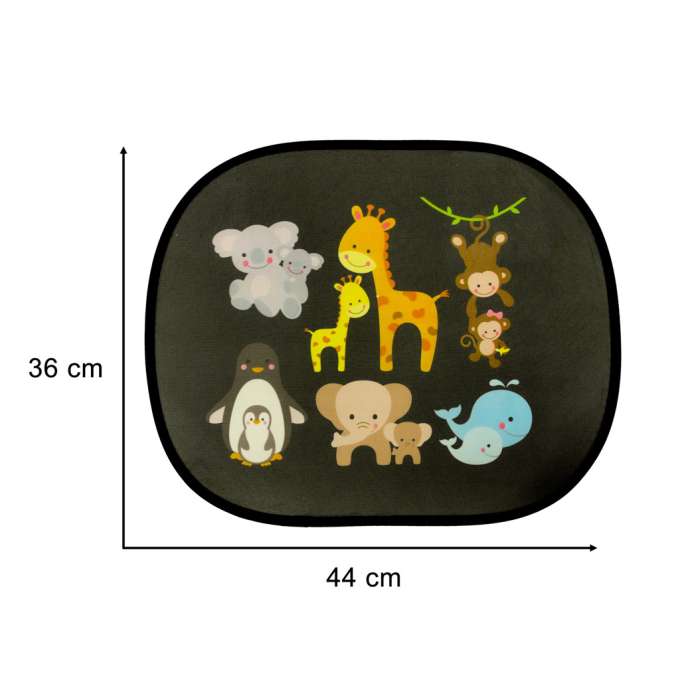 Static curtain sunshade car window cover monkey
