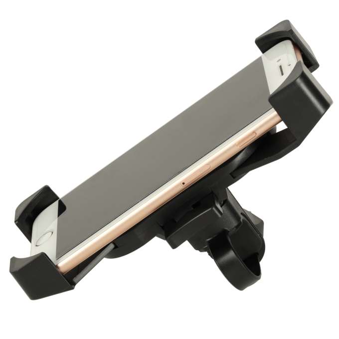 Uchwyt rowerowy motocyklowy na telefon czarny C51 stabilny