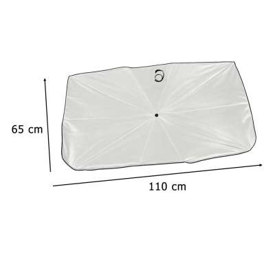 Umbrella sunshade for car windscreen UV folding mat 65x110cm