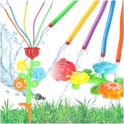 Water sprinkler fountain for children flower