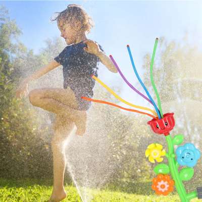 Water sprinkler fountain for children flower