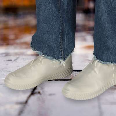 Waterproof boot protectors wellingtons M grey size 35-38